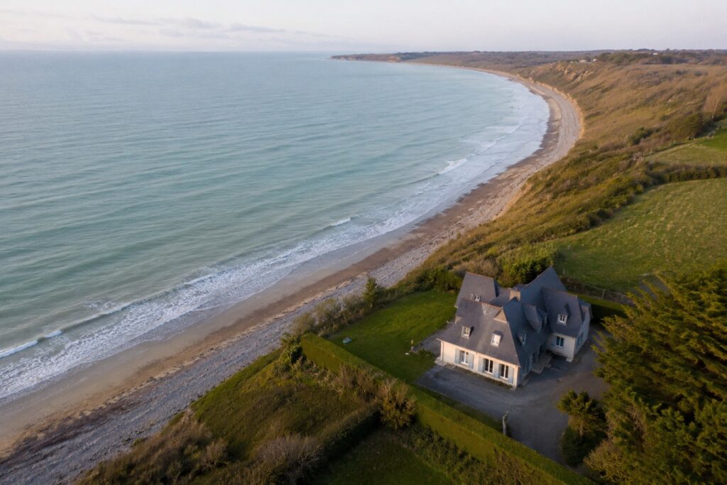 Capitation drone de bien immobilier à Deauville
